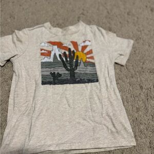 Kids Beige Desert Graphic Tee